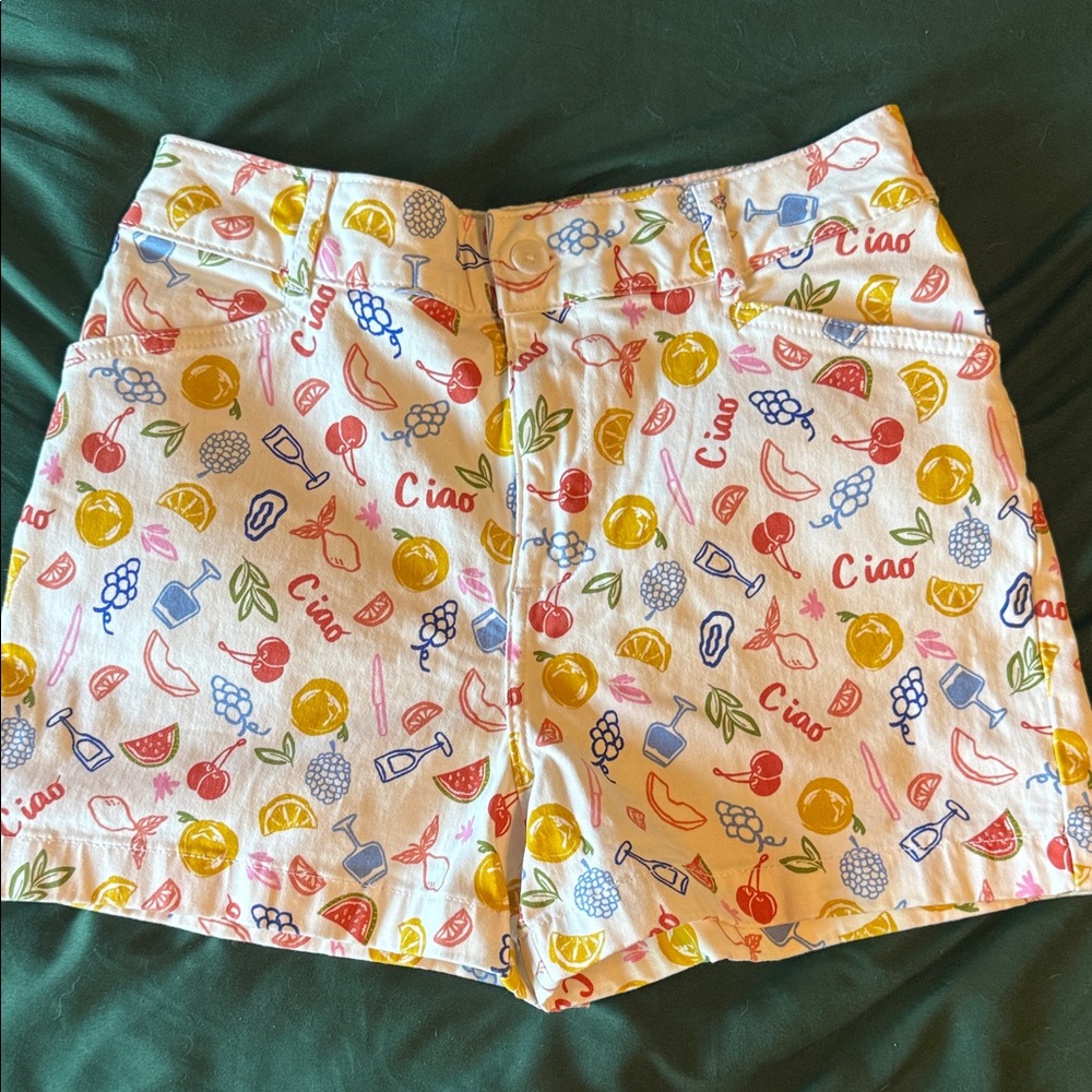 Colorful Patterned Women's Shorts